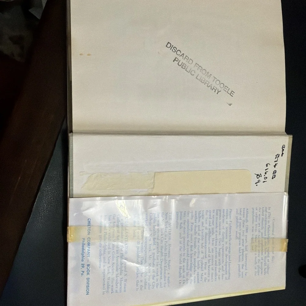 Plague Fighters By Herman Styler (1960) First Edition Hard Cover!